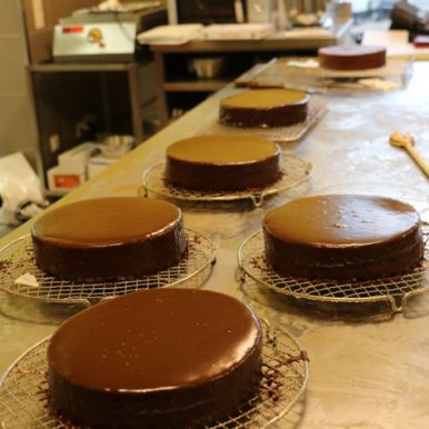 Sacherglasur / backen mit / Michael Mantl-Mussak