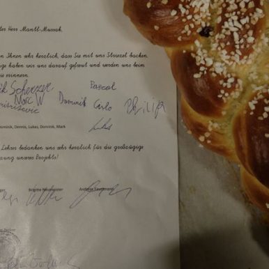 herzlichen Dank auch zurück / Michael Mantl-Mussak